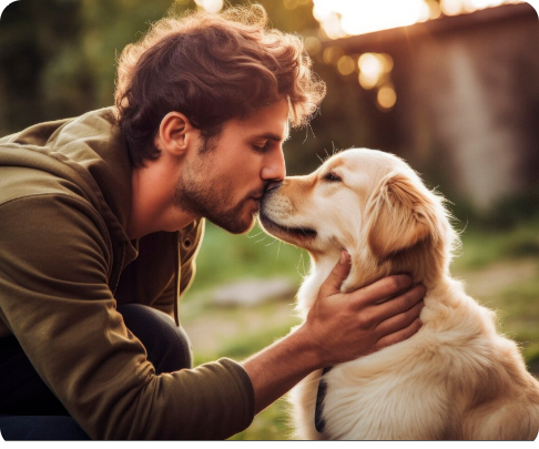 寵物親密 AI 接吻